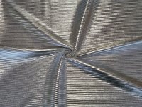 Metallic-Stoff elastisch Silber glänzend