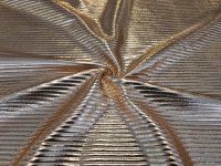 Metallic-Stoff elastisch Bronze glänzend